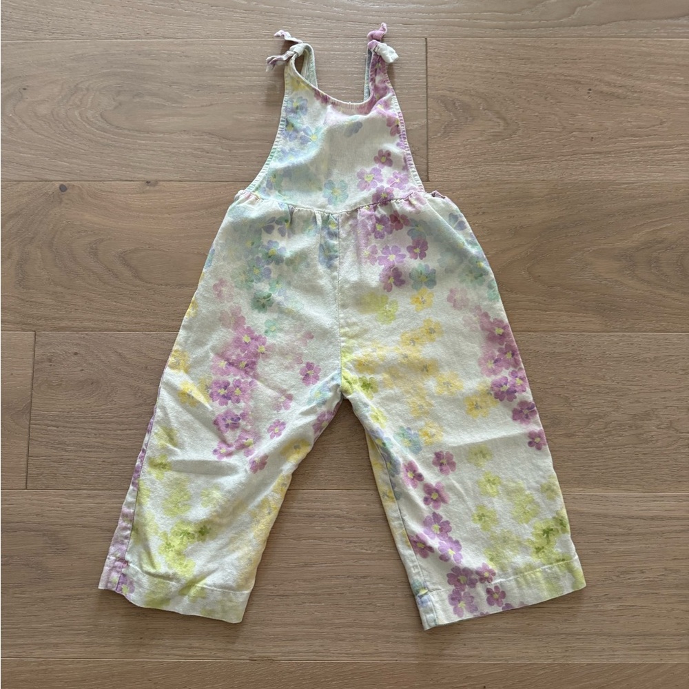 Zara Floral Kids Overalls